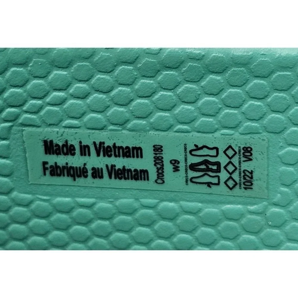 Crocs Classic Platform Jade Stone Women's Slides Size 9 - Picture 11 of 11